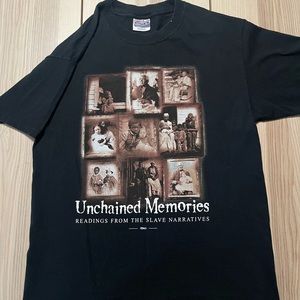 Vintage HBO Unchained Memories BLM History Doc Shirt‎